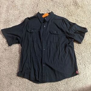 Button down black shirt